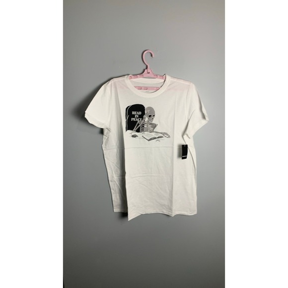 NWT Torrid Read In Peace Classic Heritage Jersey Crew Tee 1X - Picture 8 of 9